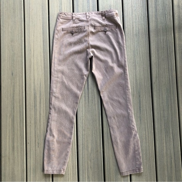 Anthropologie Tan Khaki Skinny Ankle Utility Pants Size 26 - Picture 5 of 11